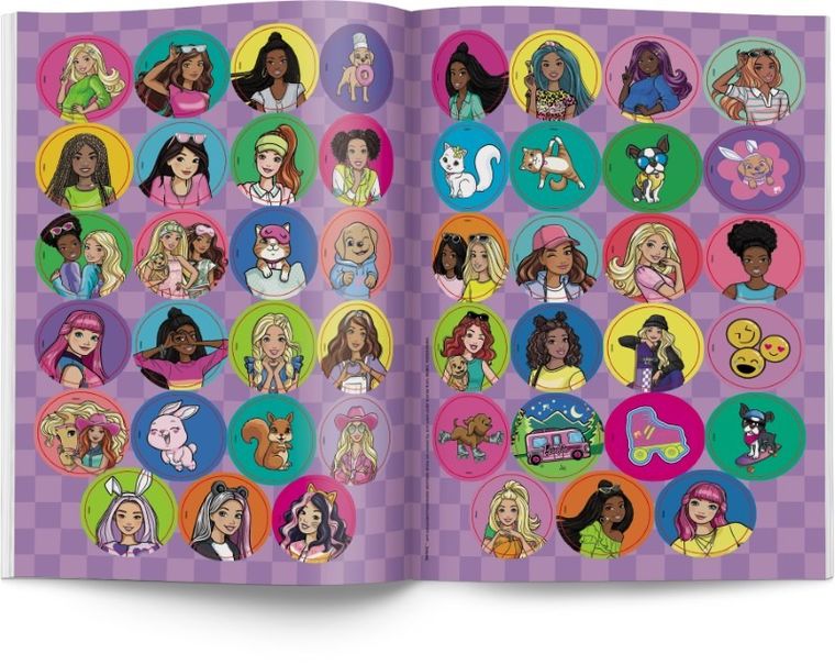 Barbie. Kolorowanka według kodu