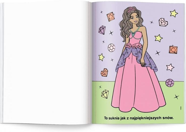 Barbie. Malowanka wodna
