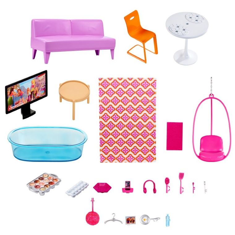 Barbie, Miejski domek dla lalek, zestaw