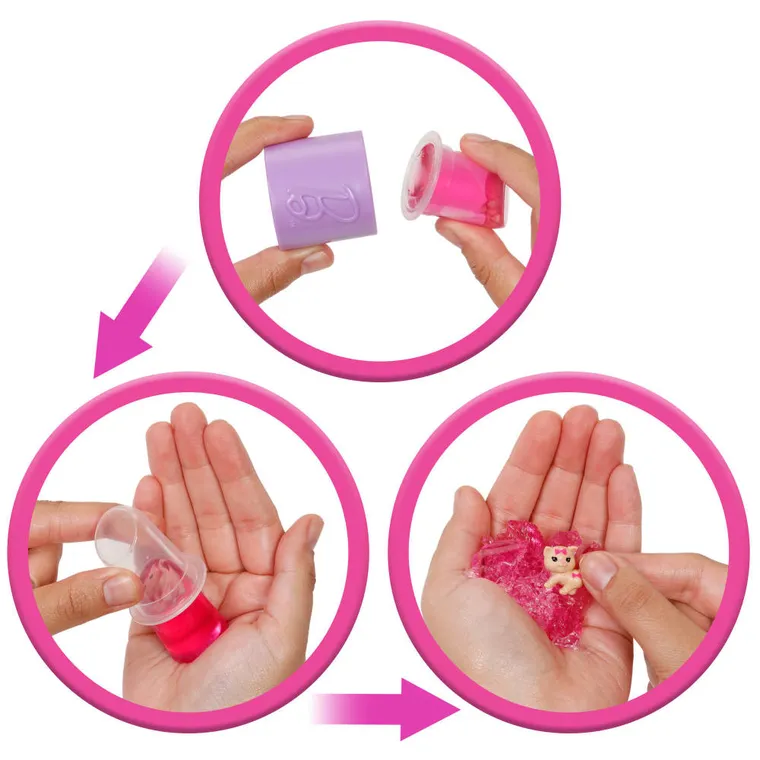 Barbie, Party Unboxed, Glam Party, Stylowe przygotowania, lalka z akcesoriami, zestaw różowy