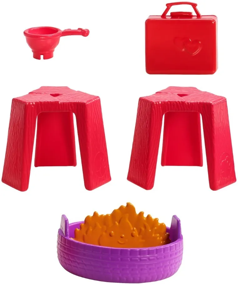 Barbie, Przyczepa kempingowa Chelsea, zestaw z lalką i akcesoriami