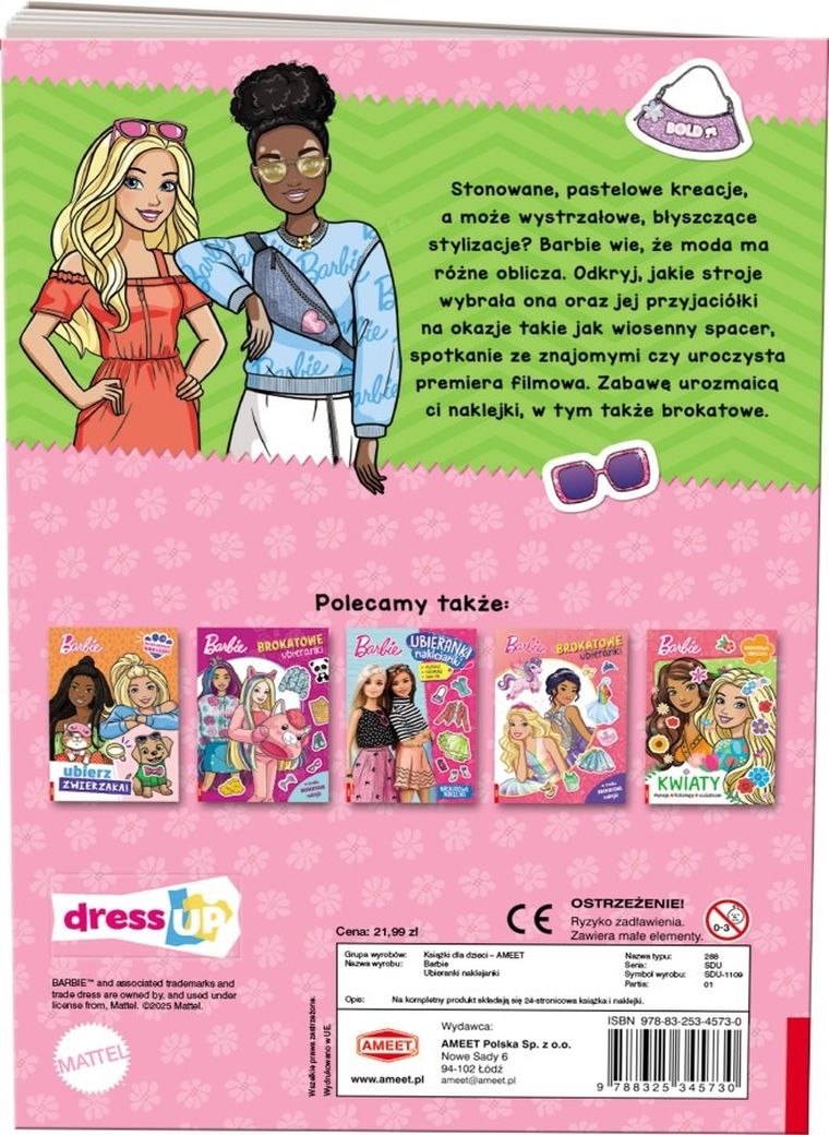 Barbie. Ubieranki, naklejanki