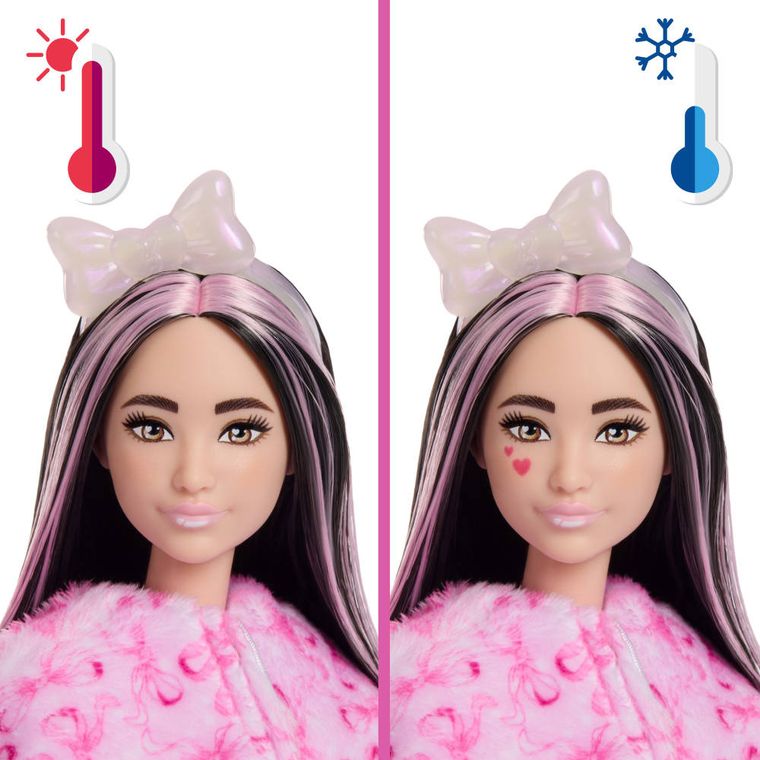 Barbie x Care Bears, Cutie Reveal, Troskliwe Misie, lalka owieczka