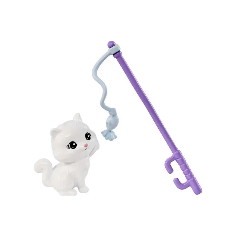 Barbie, Zabawa z kotkami, zestaw z lalką i akcesoriami