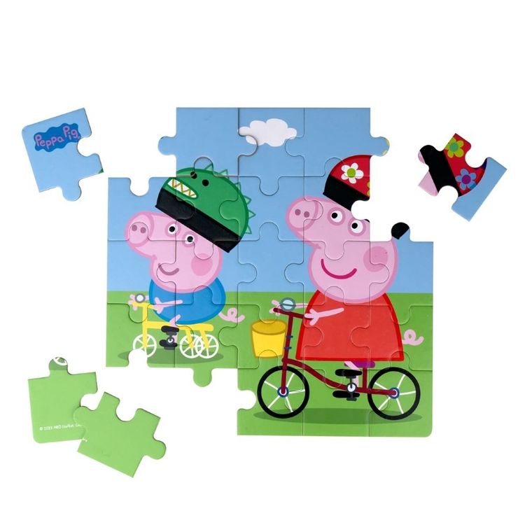 Barbo Toys, Świnka Peppa, puzzle w walizce, 26 elementów