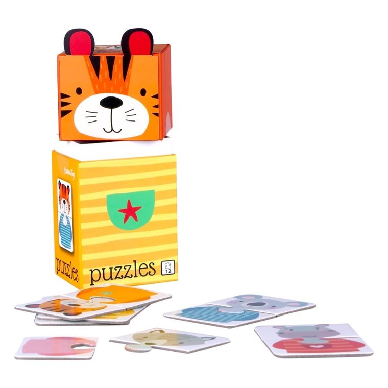 Barbo Toys, Zwierzątka, Bobo, puzzle, 6-2 elementy