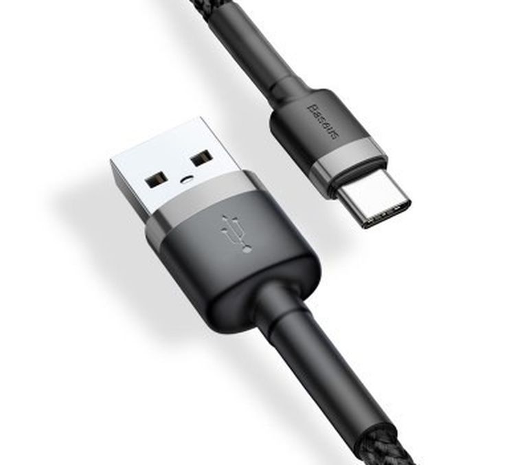 Baseus, kabel, USB-C CAFULE CATKLF-UG1 2A, 3m, czarny