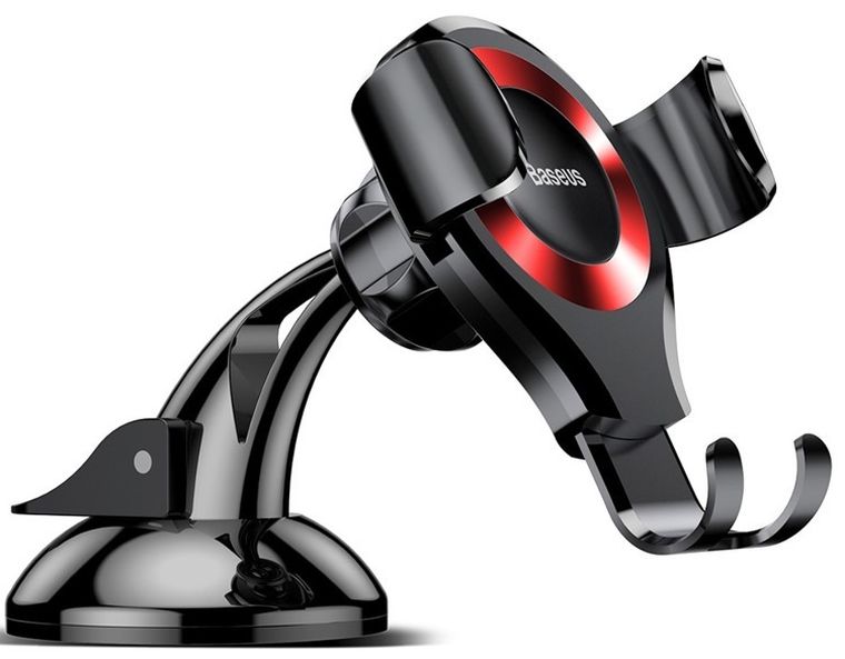 Baseus, Osculum, uchwyt samochodowy do telefonu, czerwono-czarny