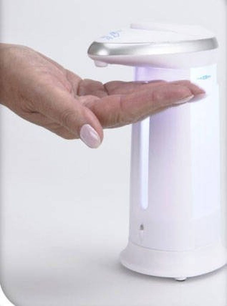 Bathroom Solutions, bezdotykowy dozownik do mydła, 330 ml, biały