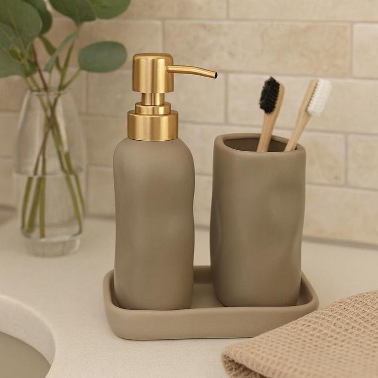 Bathroom Solutions, Eon, zestaw łazienkowy, ceramiczny