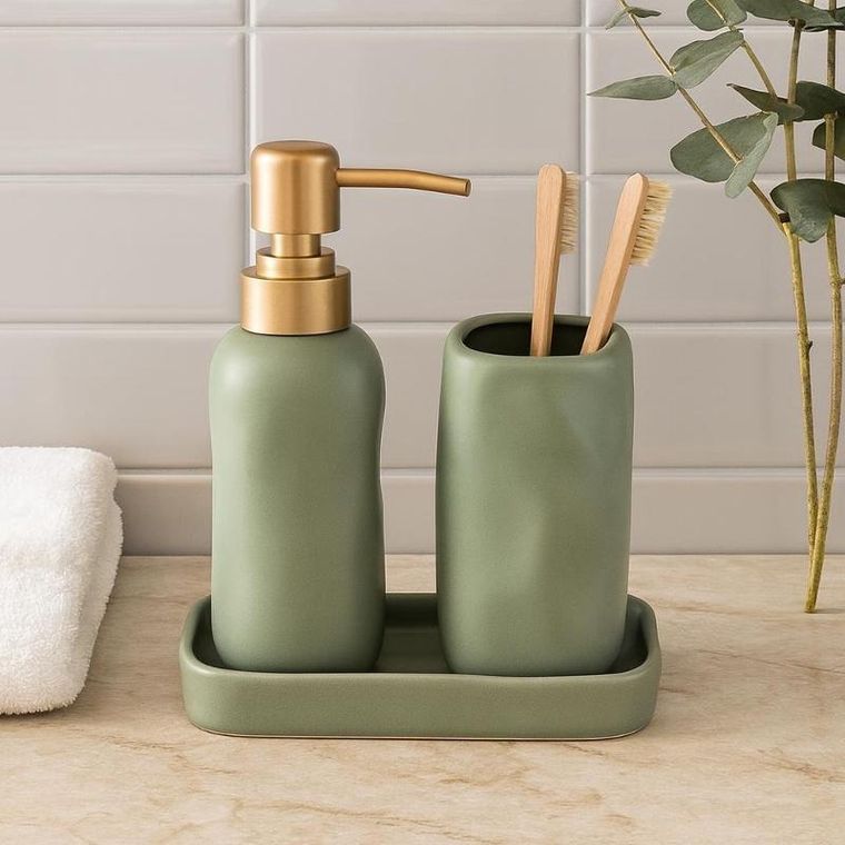 Bathroom Solutions, EON, zestaw łazienkowy, ceramiczny