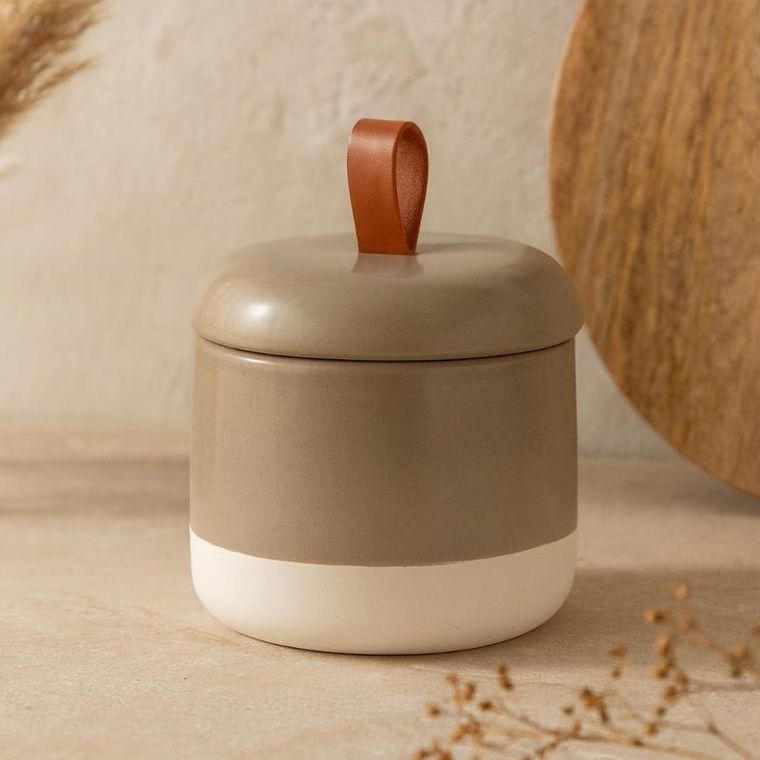 Bathroom Solutions, The Pastels, pojemnik na waciki, ceramiczny, 10 cm