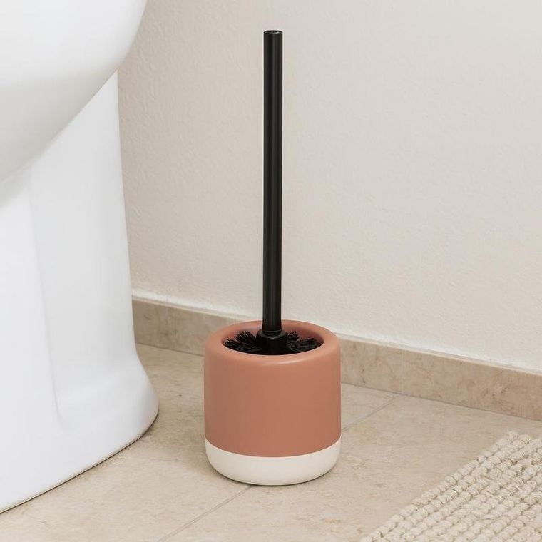 Bathroom Solutions, The Pastels, szczotka do wc, ceramiczny pojemnik, 11.6-38 cm