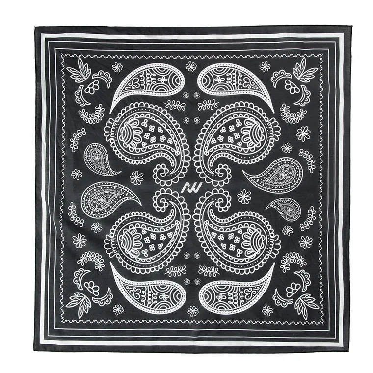 Bawełniana czarna bandana unisex NOWEAR