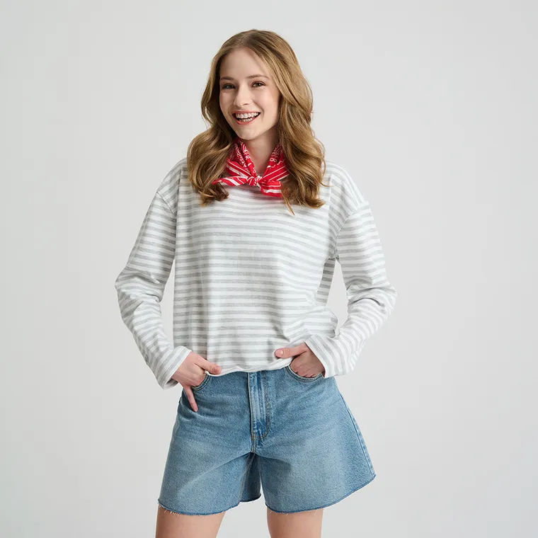 Bawełniana czerwona bandana unisex NOWEAR