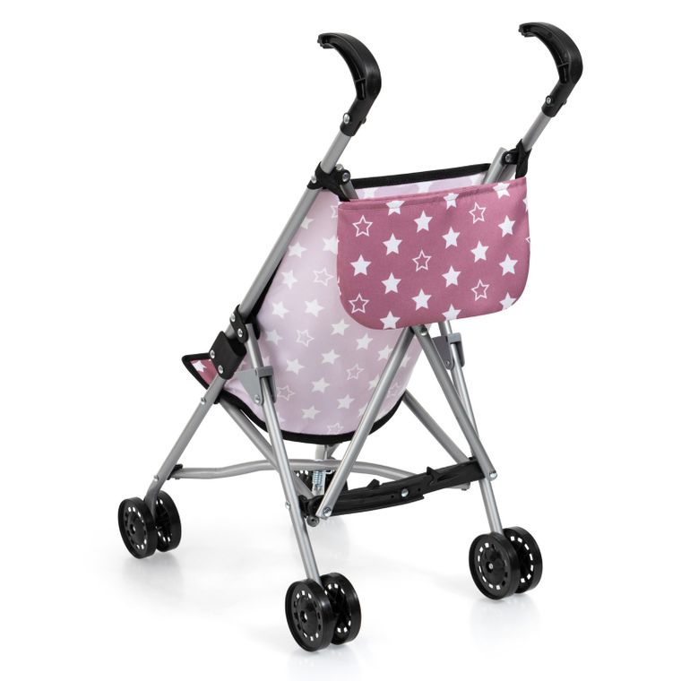 Bayer Design, Buggy, wózek spacerówka dla lalek z torbą, stary róż