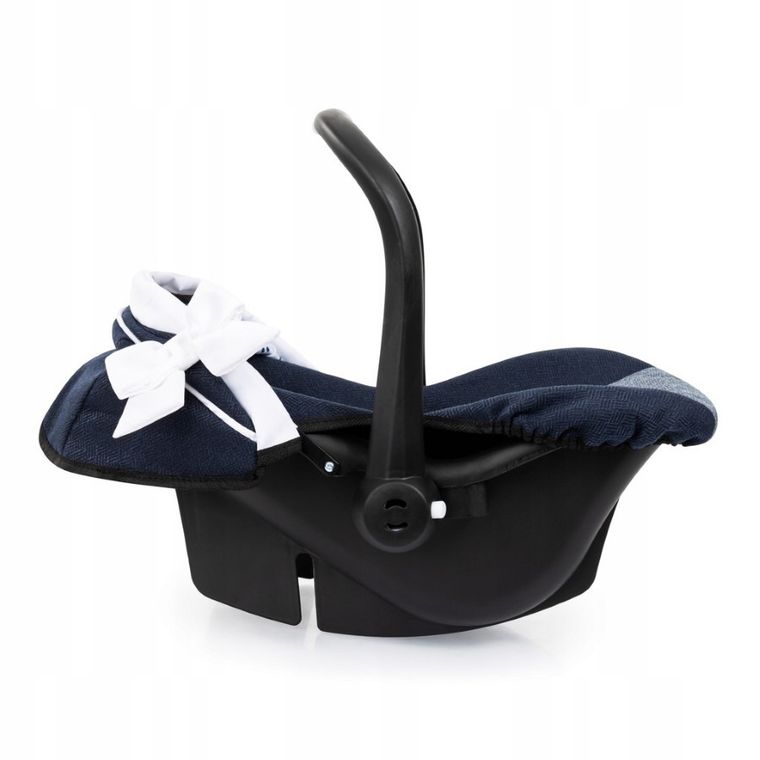 Bayer Design, Deluxe, fotelik samochodowy dla lalek z baldachimem, granatowy