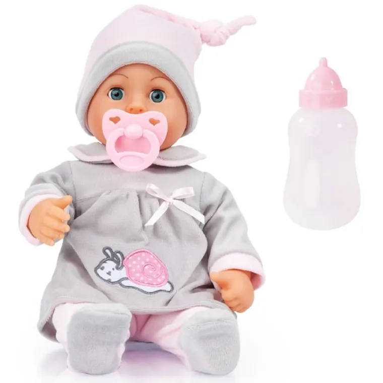 Bayer Design, First Words Baby, interaktywna lalka bobas, 38 cm