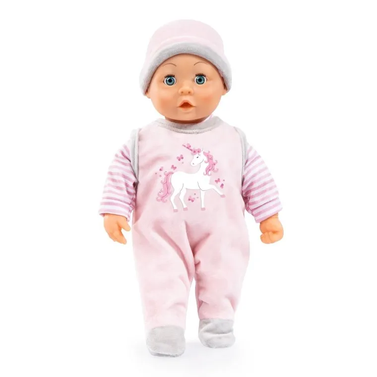 Bayer Design, First Words Baby, interaktywna lalka bobas, 38 cm