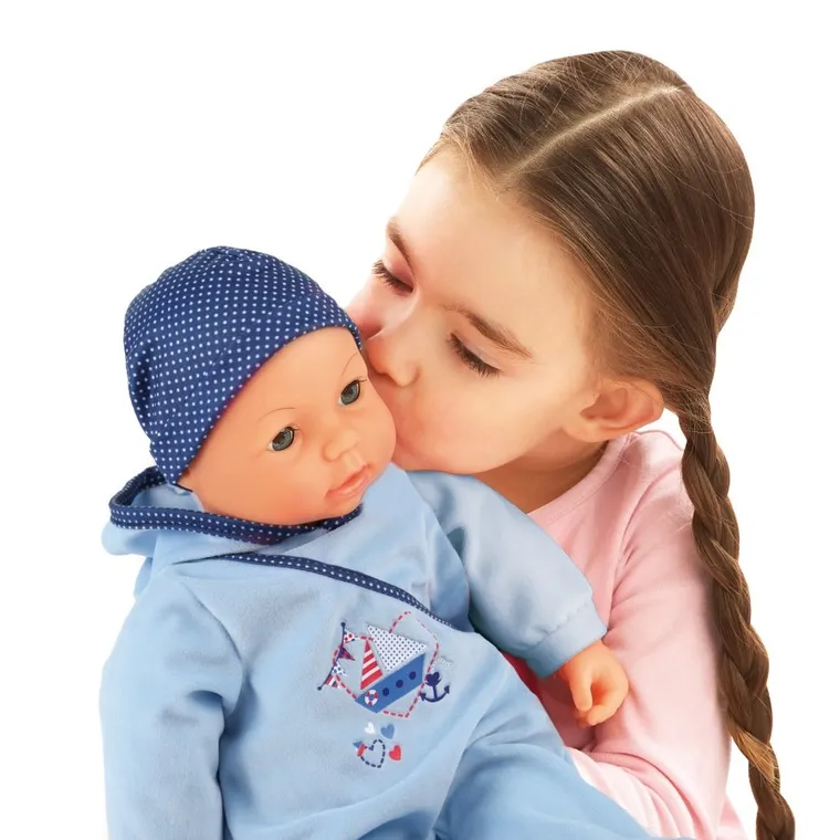 Bayer Design, Hello Baby, interaktywna lalka bobas, 46 cm