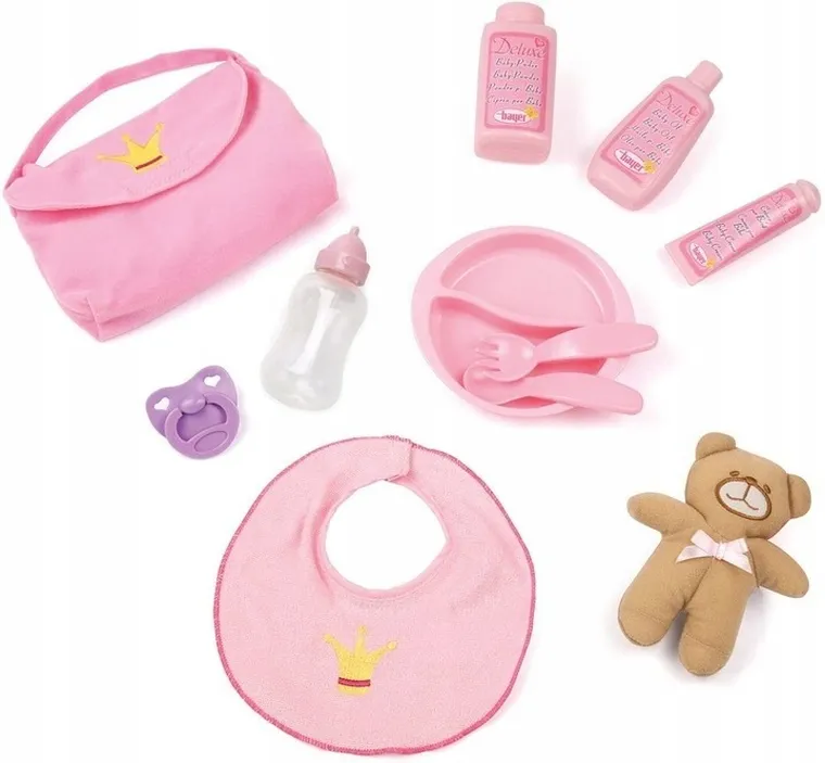 Bayer Design, Piccolina Magic Eyes, lalka bobas, fioletowa, 46 cm