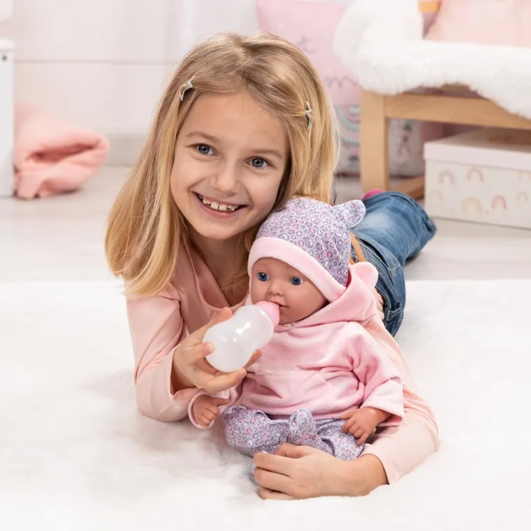Bayer Design, Reborn, lalka bobas z akcesoriami, 38 cm