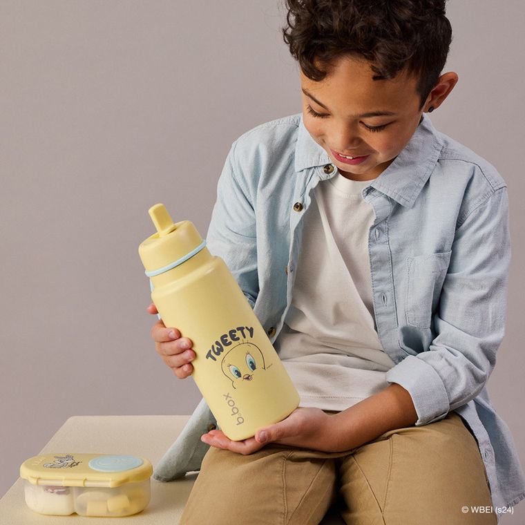 b.box, Looney Tunes, butelka termiczna ze składanym ustnikiem, stal nierdzewna, 1l