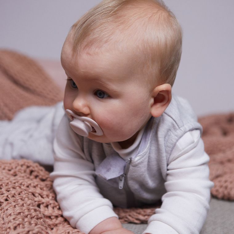 b.box, smoczek symetryczny, 6m+, róż/latte, 2 szt.