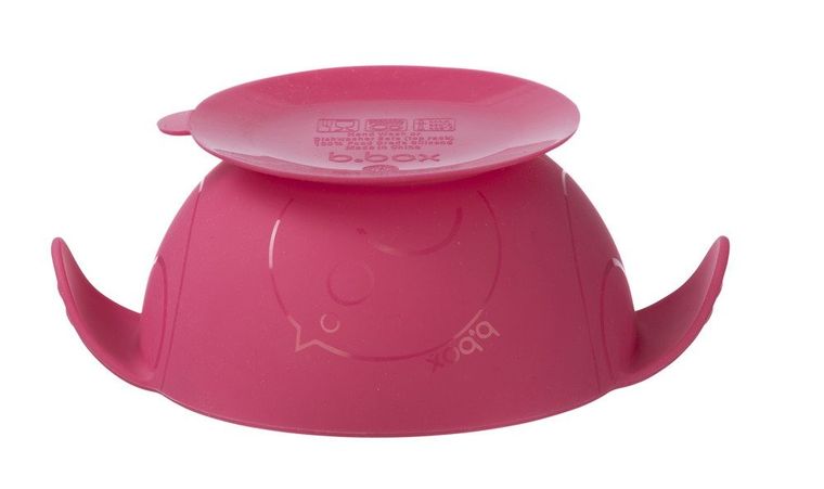 b.box, Strawberry Shake, silikonowa miseczka z łyżką