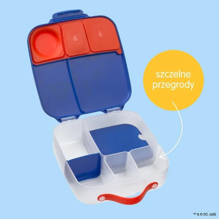 B.box, Superman, lunchbox