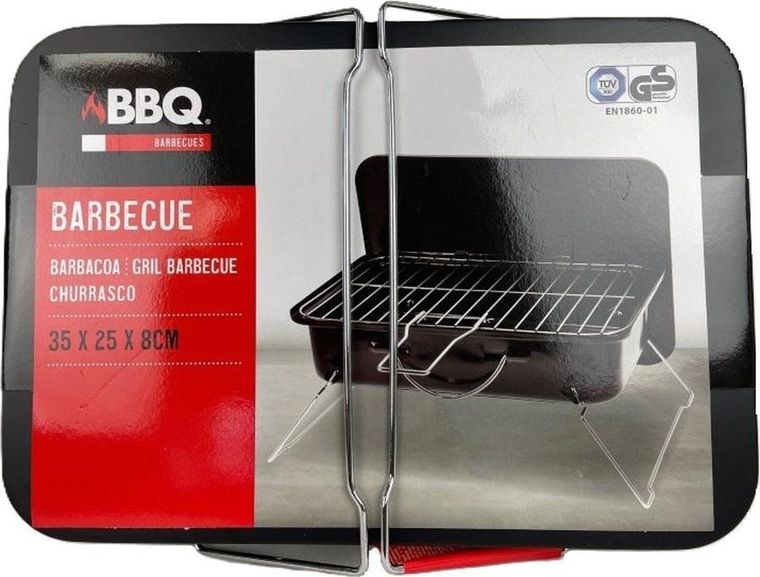 BBQ Line, Ranger, grill turystyczny, czarny, 35-25,5 cm