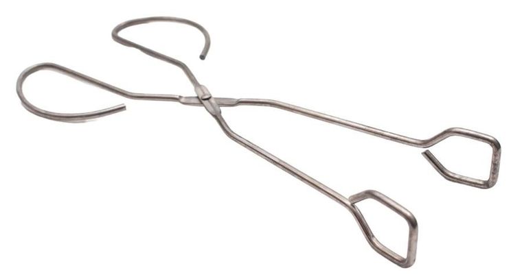 BBQ Line, szczypce do grilla, srebrne, 27 cm