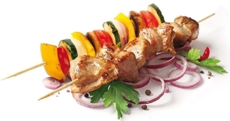 BBQ Line, szpikulec do szaszłyków, bambus, 30 cm, 100 szt.