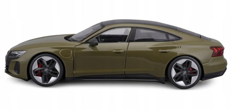 Bburago, 2022 Audi RS E-Tron GT, model pojazdu, green, 1:18