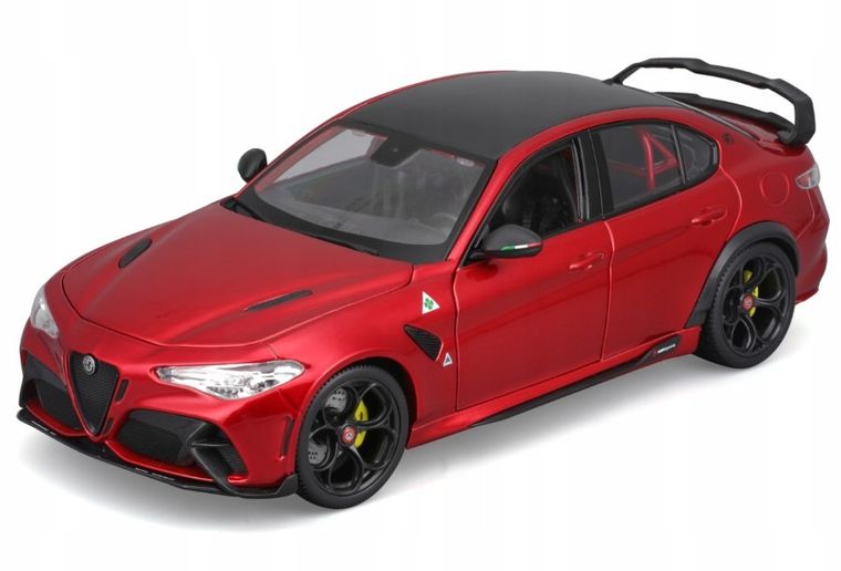 Bburago, Alfa Romeo Giulia GTA Metal, model pojazdu, red, 1:18