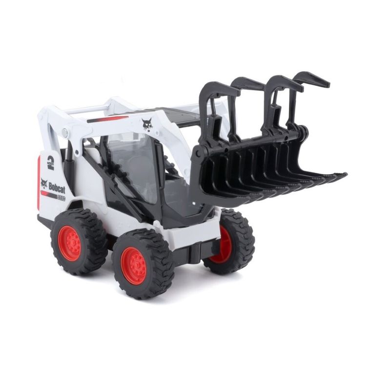 Bburago, Bobcat S590 Skid-Steer Loader Grapple, wózek widłowy