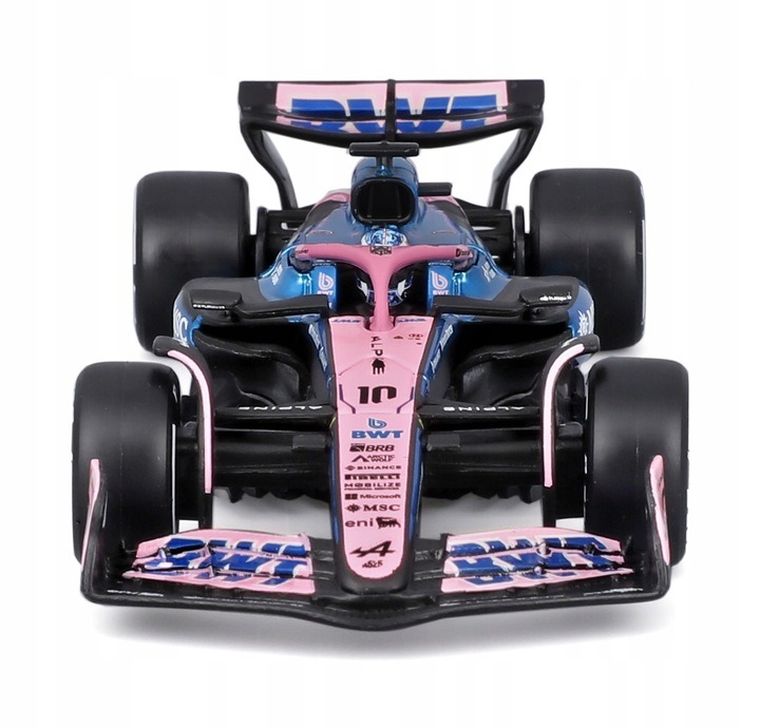 Bburago, BWT Alpine Team A525 2025 Pierre Gasly, Bolid F1, model pojazdu, 1:43