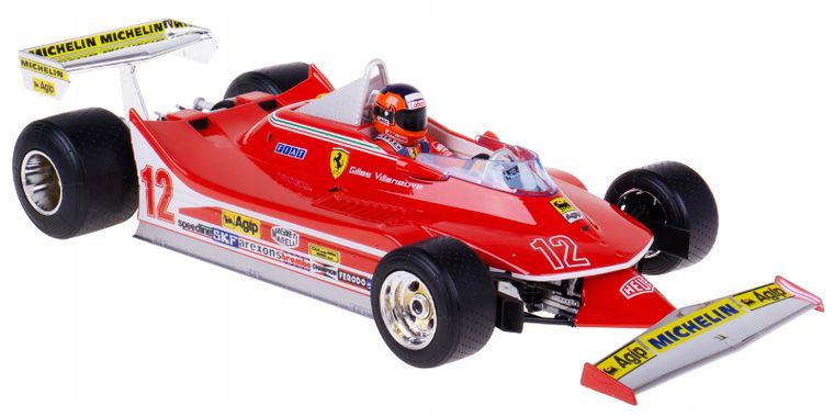 Bburago, Ferrari 312 T4 1979 Gilles Villeneuve, Bolid F1, model pojazdu, 1:18