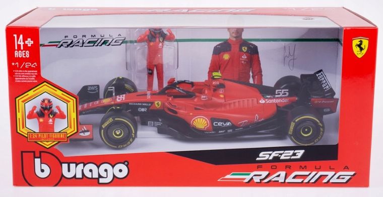Bburago, Ferrari F1 SF-23 #55 Carloz Sainz, model pojazdu wyścigowego