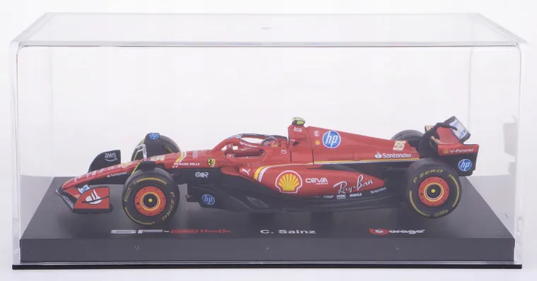 Bburago, Ferrari SF-24 2024 Imola Italy, Bolid F1, model pojazdu, 1:43