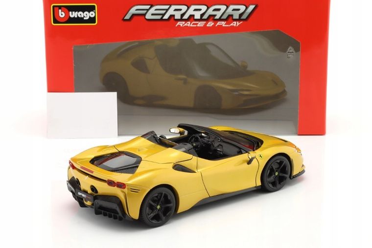 Bburago, Ferrari SF90 Spider, model pojazdu, gold