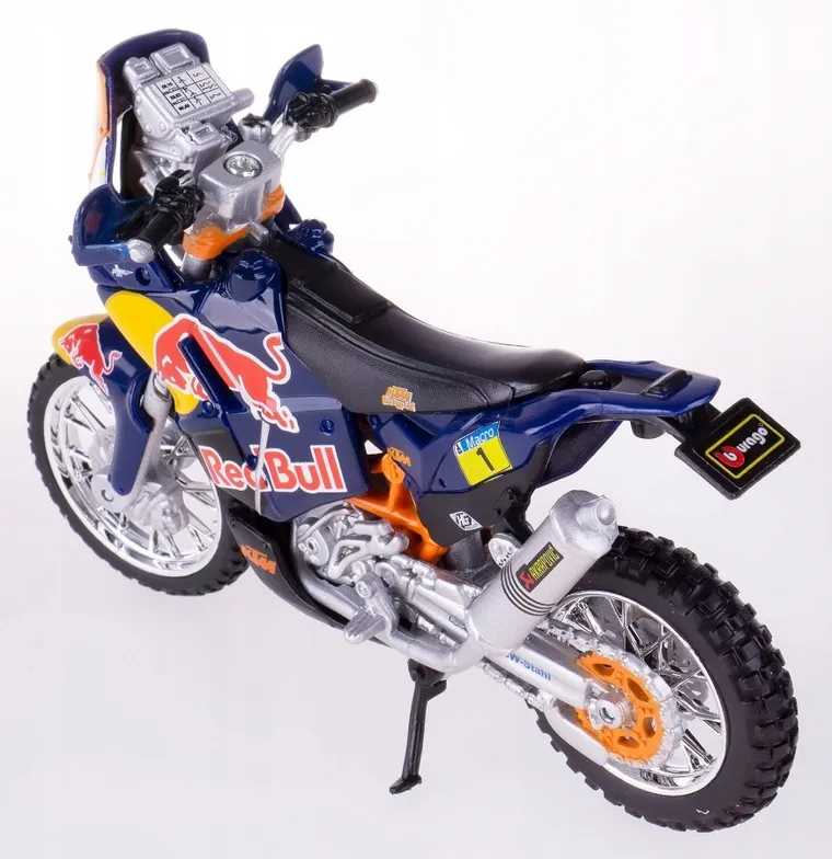 Bburago, KTM 450 Rally, pojazd, model metalowy, 1:18