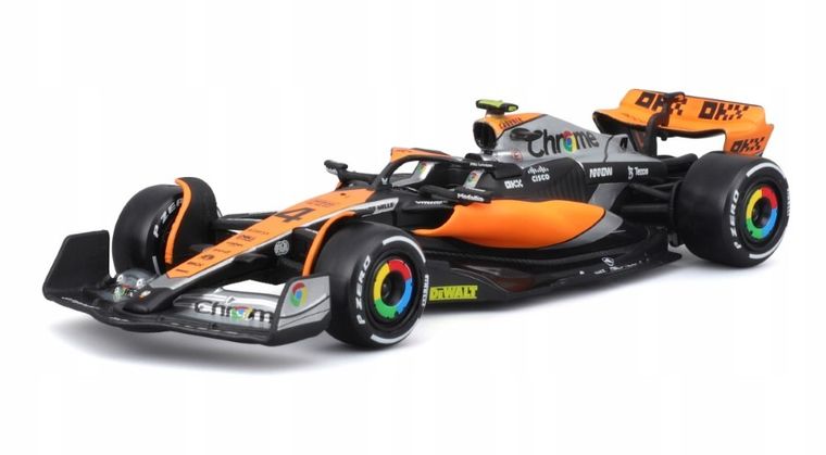 Bburago, McLaren F1 Team MCL60 Lando Norris, model pojazdu wyścigowego, 1:43