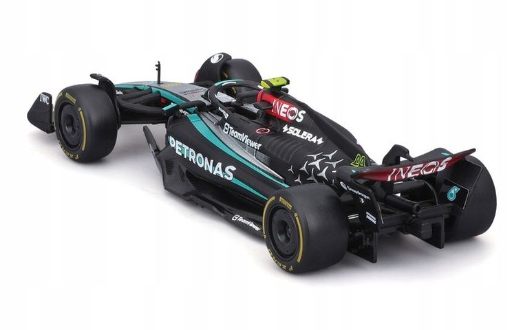 Bburago, Mercedes AMG W15 2024 Lewis Hamilton, Bolid F1, model pojazdu, 1:43