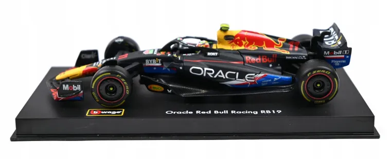 Bburago, Oracle Red Bull Racing, RB19, Max Verstappen Sergio Perez, Bolid F1, model pojazdu, 1:43