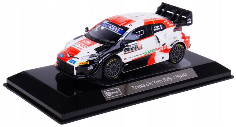 Bburago, Toyota GR Yaris Rally1 Hybrid Sebastien Ogier, model pojazdu, 1:43