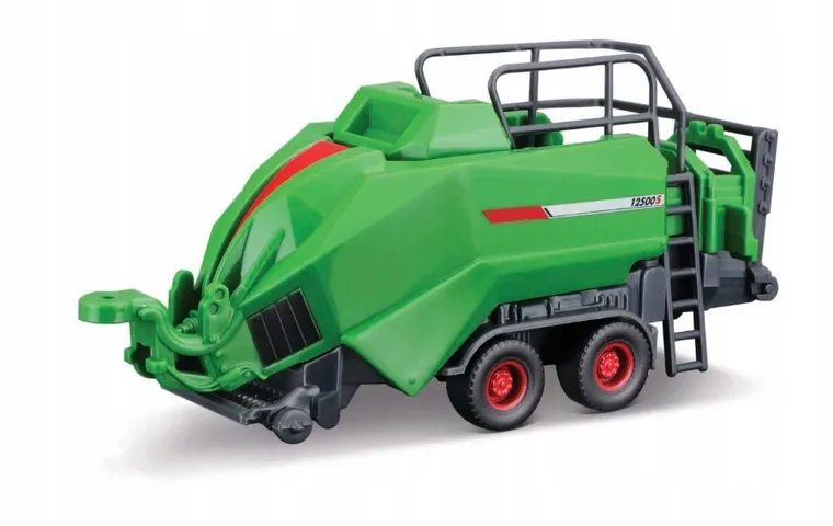 Bburago, Tractor Gift Set Fendt 1050 Varior, traktor z przyczepą i akcesoriami