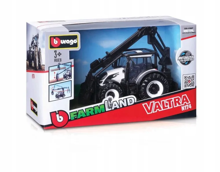 Bburago, Valtra N174, traktor z kłodami