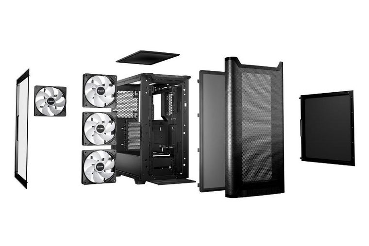 Be Quiet!, obudowa komputerowa, Pure Base 501 DX, czarna