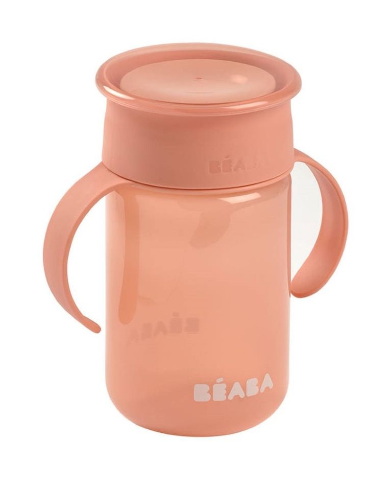Beaba, 360, kubek treningowy, 340ml, Pink
